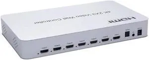 Video Wall Controller 4K 2x3 HDMI TV Video Wall 6 Display Multi Screen Stitching Processor Switcher Pplicer Support 2x2 1x2 2x1(With US Plug) Video Wall Controller 4K 2x3 HDMI TV Video Wall 6 Display Multi Screen Stitching Processor Switcher Pplicer Support 2x2 1x2 2x1(With US Plug)