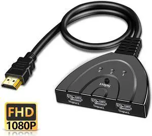 HDMI-compatible Switch KVM Splitter 4K 2K 3D 3 input 1 Output Mini 3 Port VIdeo Switcher Hub 1080P For DVD HDTV Xbox PS3 PS4(3 In 1 1080P)
