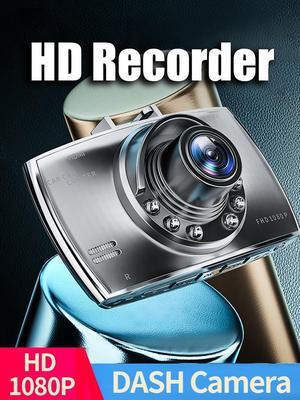 1080P Car Night Vision 2.4Full Colors Car DVR Dash Camera Driving Recorder Vehicle Registrator Automobile Recorder Full HD(Single camera)Product comes with SD card memory: 16G