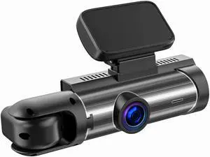 IPS1296P Car DVR English Voice Control high definition screen night vision metal front interior dual-lens WIFI driving recorder