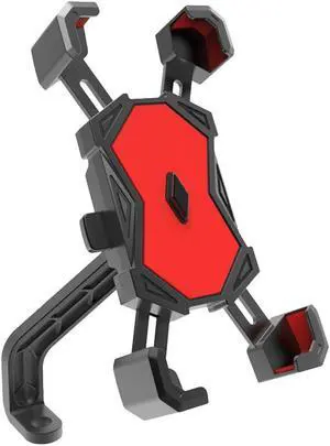 Mobile Phone Stand Bracket Anti Fall Phone Support Shockproof 360 Degree for Bicycle Eletric Bike Motorcycle Support Cellphone(Style E)