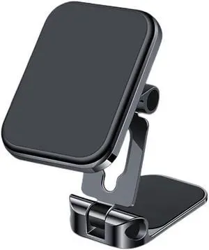 Magnetic Car Phone Holder Double Fold 360 Rotatable GPS Mobile Phone Mount Car Cell Phone Support