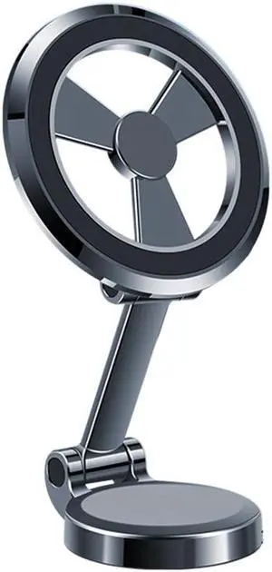 Magnetic Car Phone Bracket Stretchable Mobile Phone Mount Support Anti Slip 360 Rotatable Adjustable for Phone(Black)