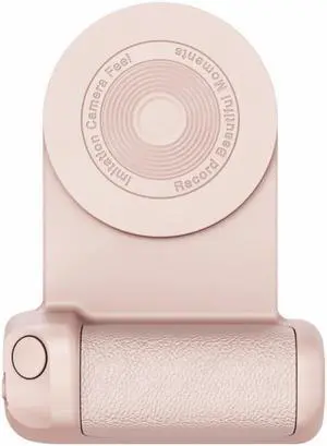 Mobile Stand Camera Holder Grip Type-C Magnetic Selfie Photo Bracket Cellphone Bluetooth Anti-shake Selfie Wireless Charging(option 1-Pink)