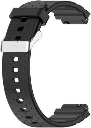 For X-plora X5 Play Children Watch Watch Band Strap Solid Color Watch Band Replacement Silicone Thickening Waterproof Strap(Black)