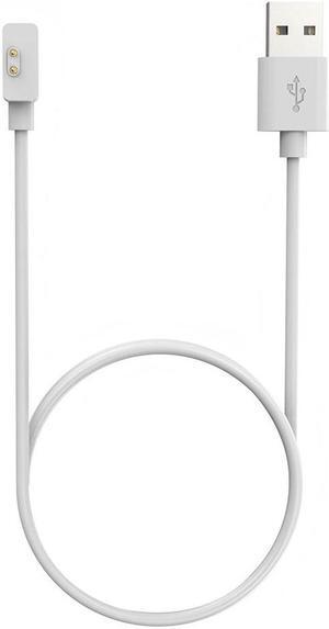 100cm Charging Cable Replacement USB Magnetic Charging Cable Smart Watch Accessories for R-edmi Band 2 Smart Bracelet(100cm)White