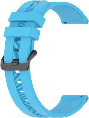 Wristband Watchband Silicone Watch Band Replacement Adjustable Comfortable for Galaxy Watch5 for S-amsung Gear S3 Classic(20mm)Sky Blue