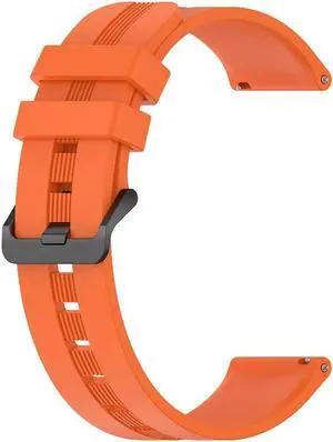 Wristband Watchband Silicone Watch Band Replacement Adjustable Comfortable for Galaxy Watch5 for S-amsung Gear S3 Classic(20mm)Orange