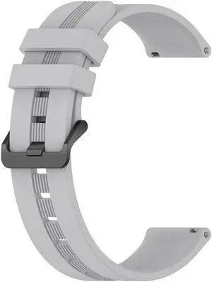 Wristband Watchband Silicone Watch Band Replacement Adjustable Comfortable for Galaxy Watch5 for S-amsung Gear S3 Classic(22mm)Light Grey Wristband Watchband Silicone Watch Band Replacement Adjustable Comfortable for Galaxy Watch5 for S-amsung Gear S3 Classic(22mm)Light Grey