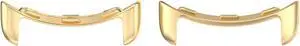 2pcs Wristband Adapter Connection 20mm Accessories Metal Watch Strap Connector Adapter Replacement for G-oogle Pixel Watch(Stainless Steel)(Gold)
