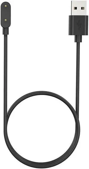 Smart Watch Charger Cord for H-uawei Band 8 7 6 6Pro USB Wrist Watch Charging Cable 100cm Smart Watch Replacement(Black)