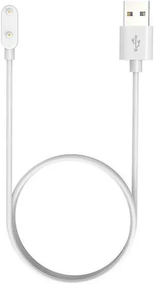 Smart Watch Charger Cord for H-uawei Band 8 7 6 6Pro USB Wrist Watch Charging Cable 100cm Smart Watch Replacement(White)