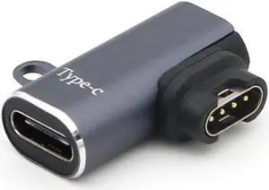 For G-armin fenix 7X/6/6S/6X Portable Charger Adapter Type-C/8 Pin/Micro USB Charger Converter Adapter for G-armin Venu 2S/2(Type-C Elbow)