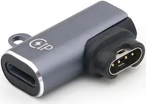 For G-armin fenix 7X/6/6S/6X Portable Charger Adapter Type-C/8 Pin/Micro USB Charger Converter Adapter for G-armin Venu 2S/2(8 Pin Elbow)
