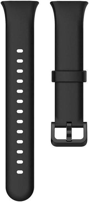 Soft Silicone Replacement Strap for Mi Band 7 Pro Strap Sports Smart Waterproof Wristband Bracelet for x-iaomi Band 7 Pro Strap(Black)