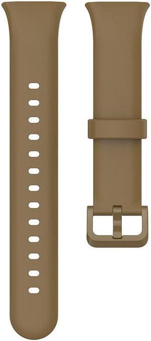 Soft Silicone Replacement Strap for Mi Band 7 Pro Strap Sports Smart Waterproof Wristband Bracelet for x-iaomi Band 7 Pro Strap(Coffee)