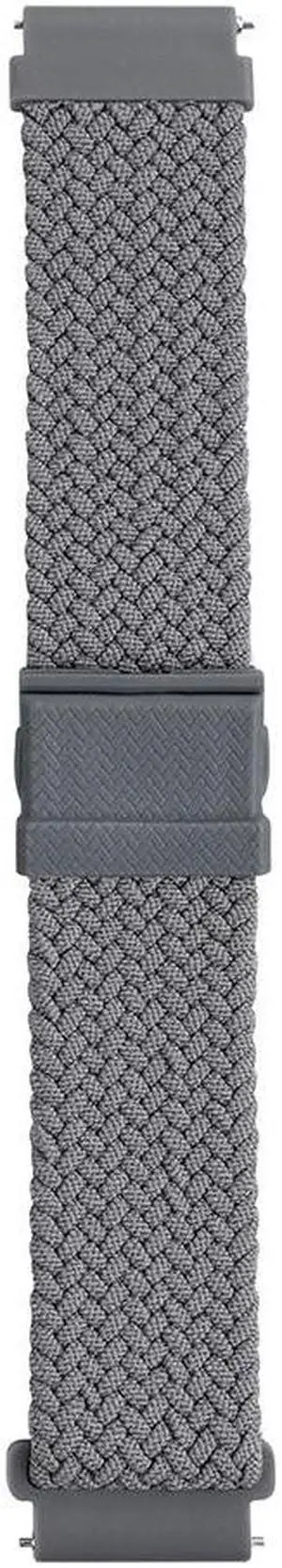 Nylon Smart Watch Strap Adjustable 20mm Watch Wrist Band Replacement Parts Sport Watch Wrist Strap for H-uawei Watch GT3 PRO/GT2(Grey)