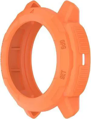 TPU Frame Protector Cover for G-armin Instinct Crossover Hollow-out Soft Protective Bumper Frame Anti-scratch Waterproof Washable(Orange)