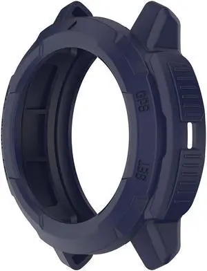 TPU Frame Protector Cover for G-armin Instinct Crossover Hollow-out Soft Protective Bumper Frame Anti-scratch Waterproof Washable(Dark Blue)
