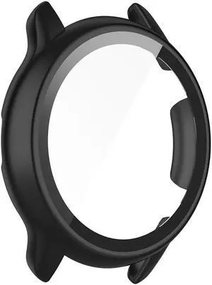 New All-Around Protective Case Protector Cover Accessories Cover Film Soft Watch Case for A-mazfit GTR 2e/GTR 2(Black)