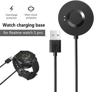 Smartwatch USB Charging Cable for R-ealme Watch S Pro/RMA207 Sport Watch Magnetic Charger Power Supply Cord Adapter Accessories(Watch S Pro)