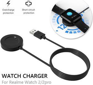 Smartwatch USB Charging Cable for R-ealme Watch S Pro/RMA207 Sport Watch Magnetic Charger Power Supply Cord Adapter Accessories(Watch 2 Pro)
