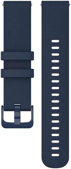 20mm Replacement Silicone Band Smart Watch Replacement Band Bracelet for S-amsung Galaxy Watch4 40mm 44mm/Watch4 Classic 42 46mm(Dark Blue)