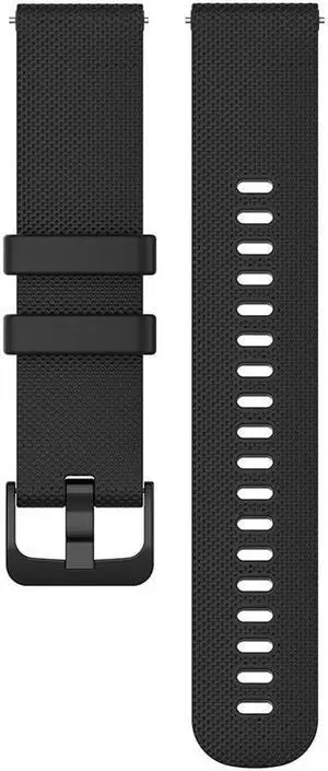 20mm Replacement Silicone Band Smart Watch Replacement Band Bracelet for S-amsung Galaxy Watch4 40mm 44mm/Watch4 Classic 42 46mm(Black)