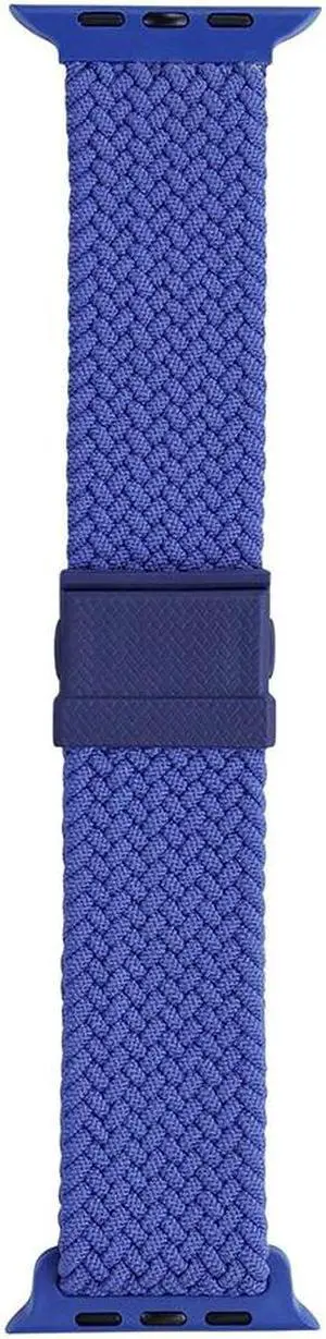 Nylon Smart Watch Strap Magnetic Buckle 22mm Watch Band Strap Adjustable Wrist Band Replacement Parts for Ap-ple Watch Series 8 7(Blue)