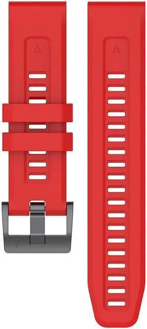 Silicone Wriststrap for G-armin Fenix 7 Watch Strap Replacement 22mm Sport Watchbands Silicone Bracelet Accessories(Red)
