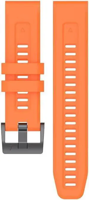 Silicone Wriststrap for G-armin Fenix 7 Watch Strap Replacement 22mm Sport Watchbands Silicone Bracelet Accessories(Orange)