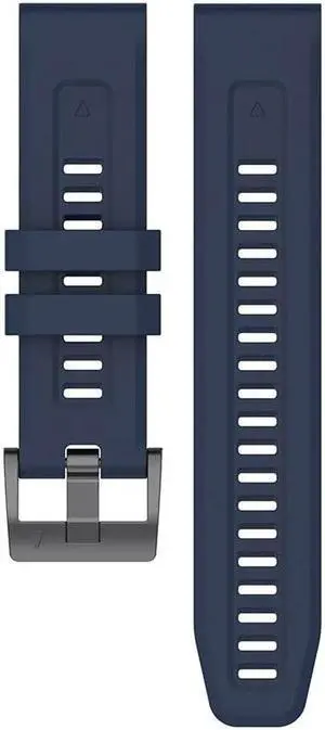 Silicone Wriststrap for G-armin Fenix 7 Watch Strap Replacement 22mm Sport Watchbands Silicone Bracelet Accessories(Navy Blue)