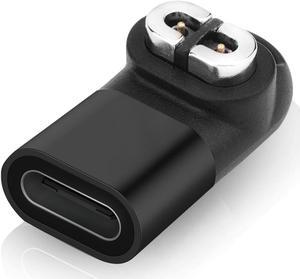 Magnetic Charging Adapter 90 Degree Converter for A-fterShokz Aeropex AS800/AS803 for A-fterShokz O-penRun Pro AS810/Mini S811(Black)