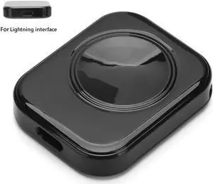 5V/1A Smartwatch Wireless Charging Replacement Magnetic Smartwatch Charger Smart Watch Accessories for Ap-ple Watch Ultra 49mm(Black-IOS Port)