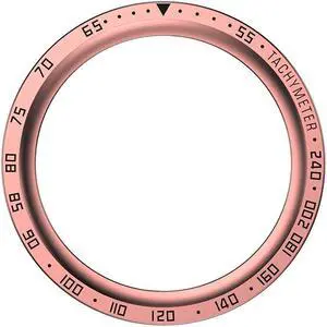For S-amsung Galaxy Watch5 Pro 45mm Metal Bezel Insert Anti Scratch Bezel Insert Ring Replacement Parts Styling Bezel Bumper Ring(Pink A)
