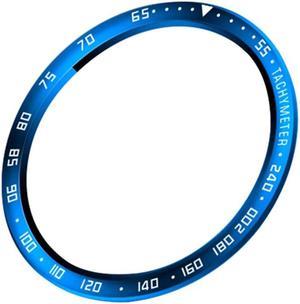 Bezel Ring Styling Frame Case for Samsung Galaxy Watch 4 Classic 42mm46mm Smart Bracelet Ring Antiscratch Protection Cover46MME blue white