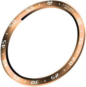 Bezel Ring Styling Frame Case for Samsung Galaxy Watch 4 Classic 42mm46mm Smart Bracelet Ring Antiscratch Protection Cover42MMA rose gold white