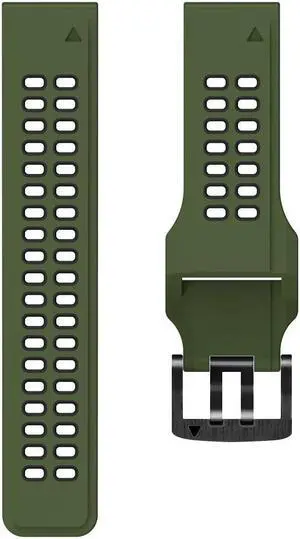 Silicone Sport Band for G-armin Fenix 7/6 Pro/5 22mm Watchband Bracelet Strap Sports Watch Wristband Waterproof Quick Release(Army Green)