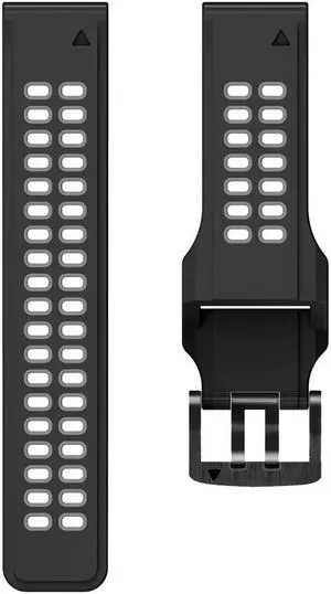 Silicone Sport Band for G-armin Fenix 7/6 Pro/5 22mm Watchband Bracelet Strap Sports Watch Wristband Waterproof Quick Release(Grey)