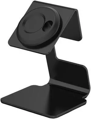 Charger Stand Holder for G-armin fenix 7S/forerunner 745/Venu SQ Smartwatch Charger Stand Support Silicone Card Coil(Black)