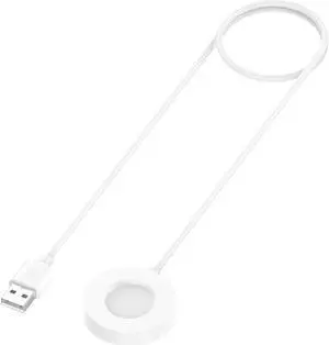 5V Charging Data Cradle Replacement USB Charger Cable Cord Smartwatch Parts Wireless Charger Accessories for X-iaomi Watch S1 Pro(White)