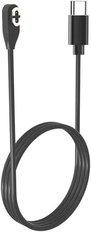 1m Type-C Charger Cord Magnetic Charging Wire Smart Watch 90 Vertical Elbow for A-fterShokz O-penComm ASC100/AS800/AS803