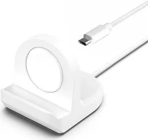 1m Micro USB / Type-C Charger Dock Cord 5V 1A Wireless Magnetic Charging Cable Smart Watch Accessories for P-ixel Watch 2022(White Type C)