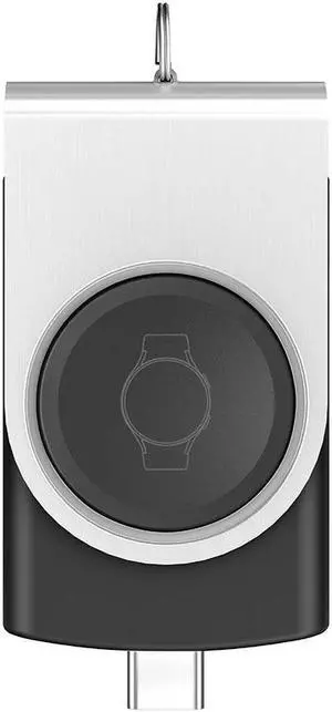 Mini Watch Wireless Charger Portable USB Charger Double-sided Magnetic for Ap-ple/S-amsung Galaxy Watch for A-irPods Pro 2