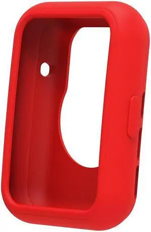 Silicone Watch Strap For H-uawei Watch Fit 2 46x33.5x10.8mm Soft Smart Watch Case Replacement Shockproof Anti-skid Shell Cover(Red)