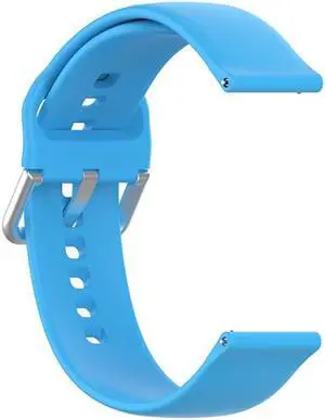 Smart Watch Watchband Bracelet Strap for H-aylou LS01 Adjustable Watchband for ID205L Sport Watch Belt(Sky Blue)