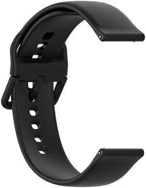 Smart Watch Watchband Bracelet Strap for H-aylou LS01 Adjustable Watchband for ID205L Sport Watch Belt(Black)