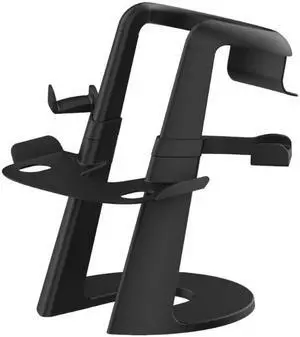 Universal VR Headset Display Stand Controllers Holder for PS VR 2/P-ico 4 Headset(Black)
