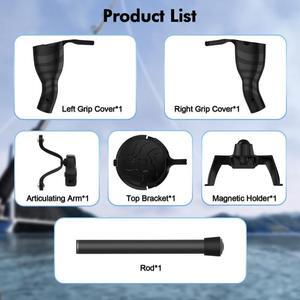 Solid VR Fishing Rod for 2 VR Controller Catching Fish Real VR Fishing Rod Fishing Reel Combo Accessories