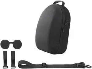 Protective Shells Shoulder Bag for PS VR2 Headset Storage Bag with Lens Cover(Black)